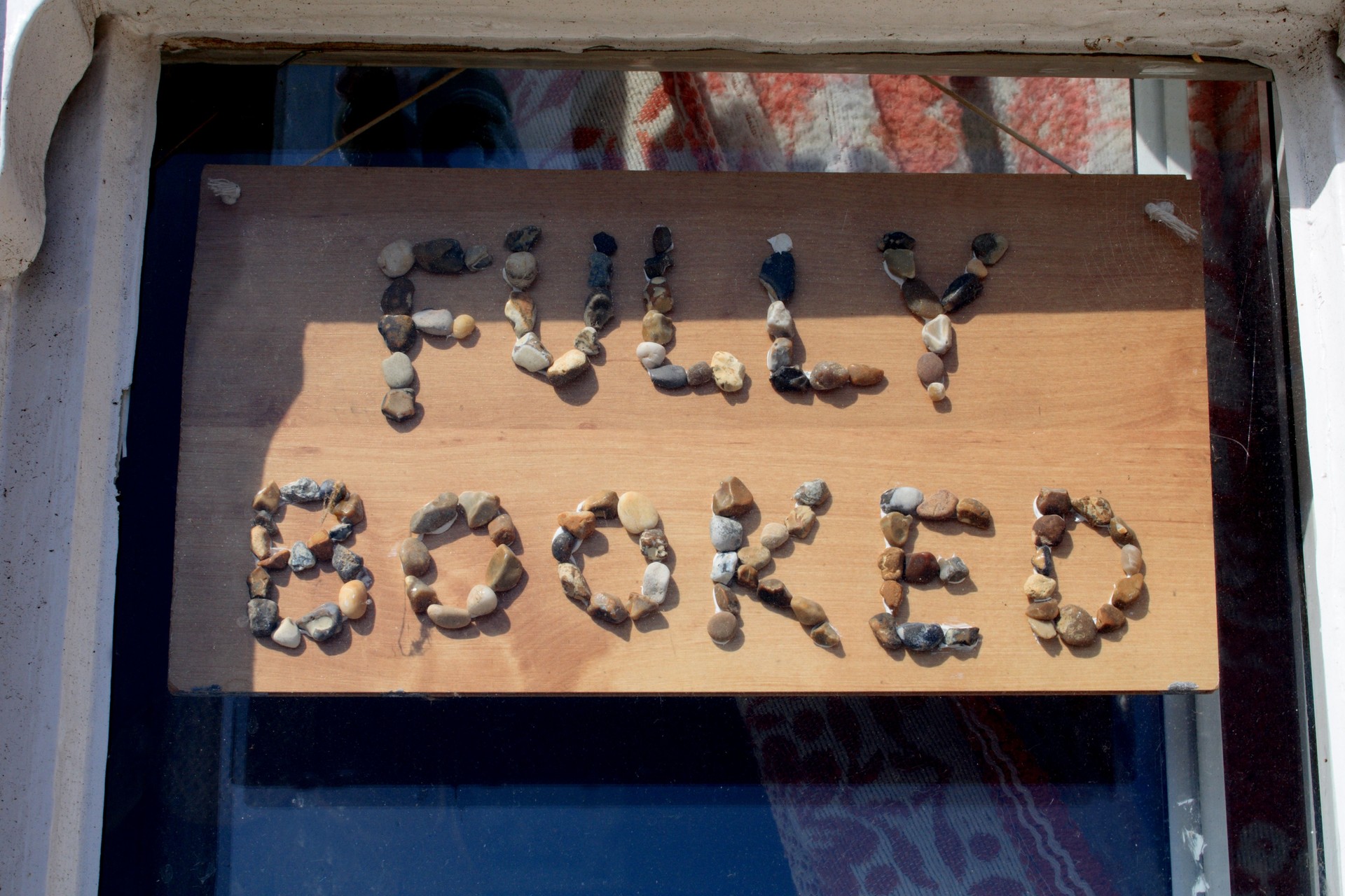 Fully Booked Seaside Sign
